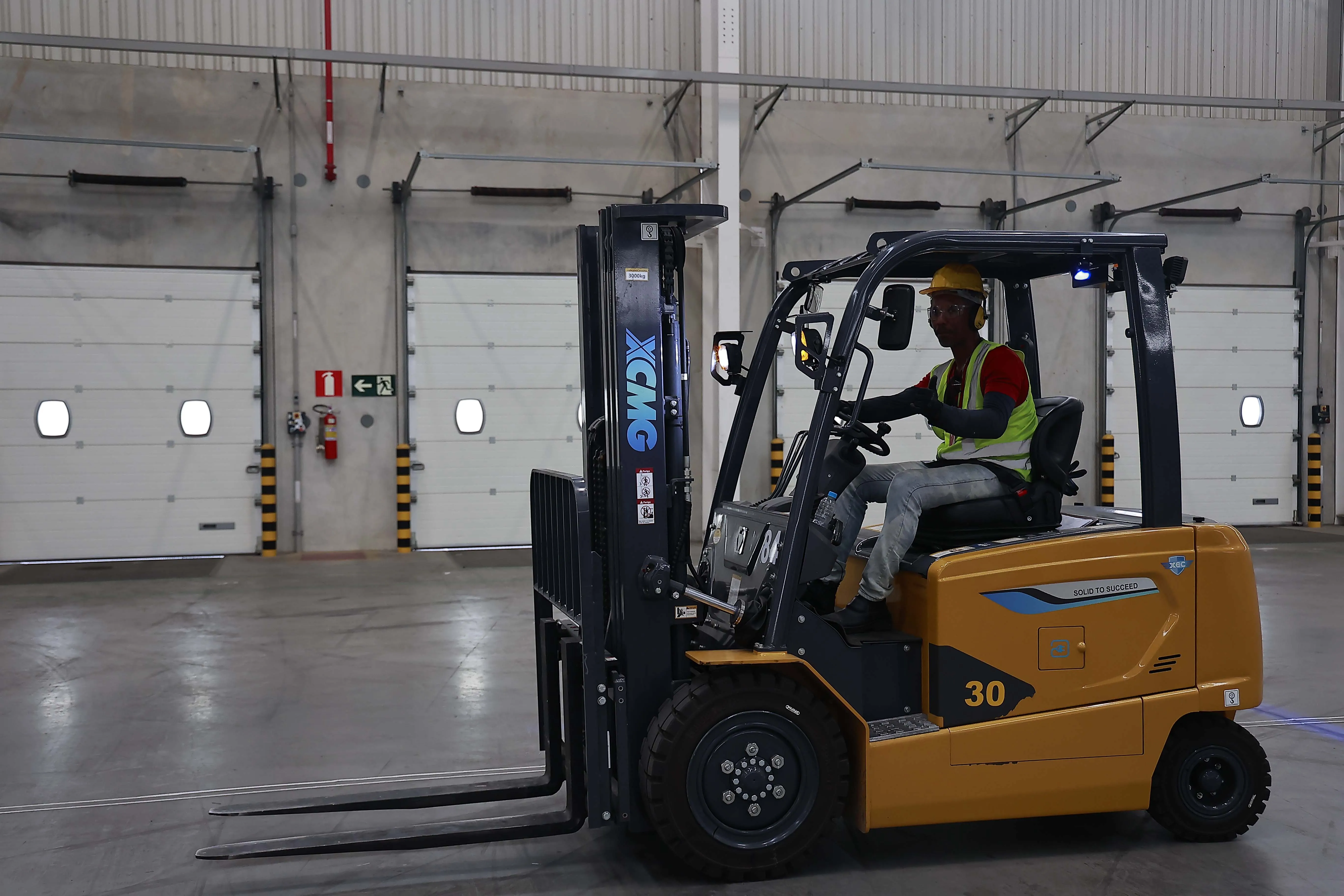 XCMG Official Electric Forklift 3 Ton Xcb30-C Small Forklift Truck with High Performance